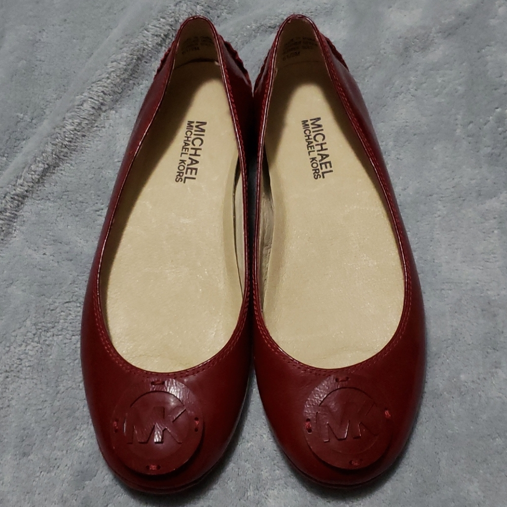 MK Dark Red Flats